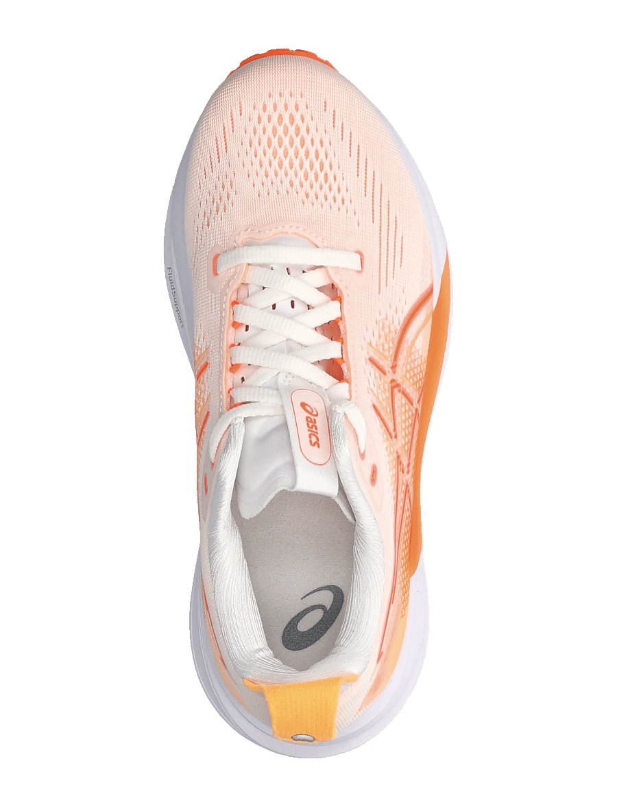 Asics - GEL-KAYANO 33 - shoes - white/vivid coral - 3