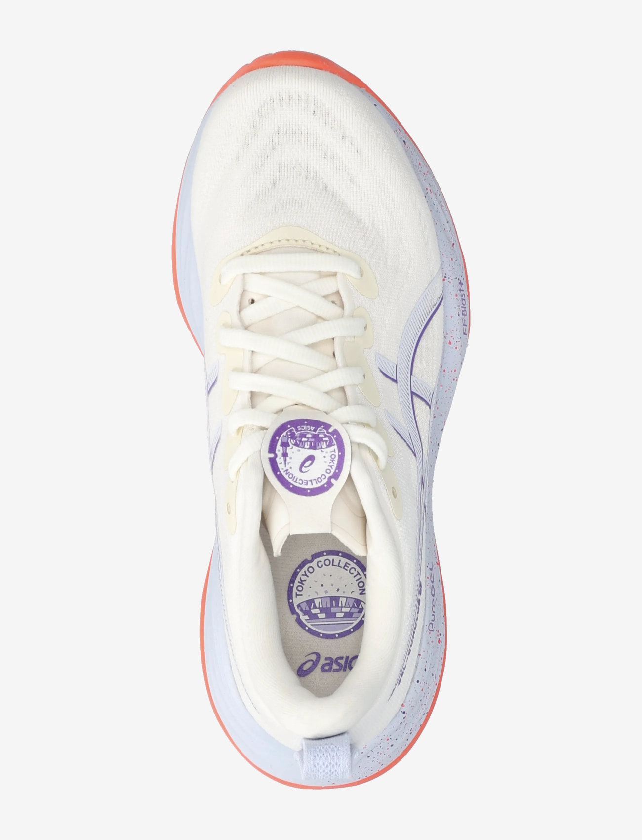 Asics - GEL-CUMULUS 27 TOKYO - löparskor - cream/edo purple - 3