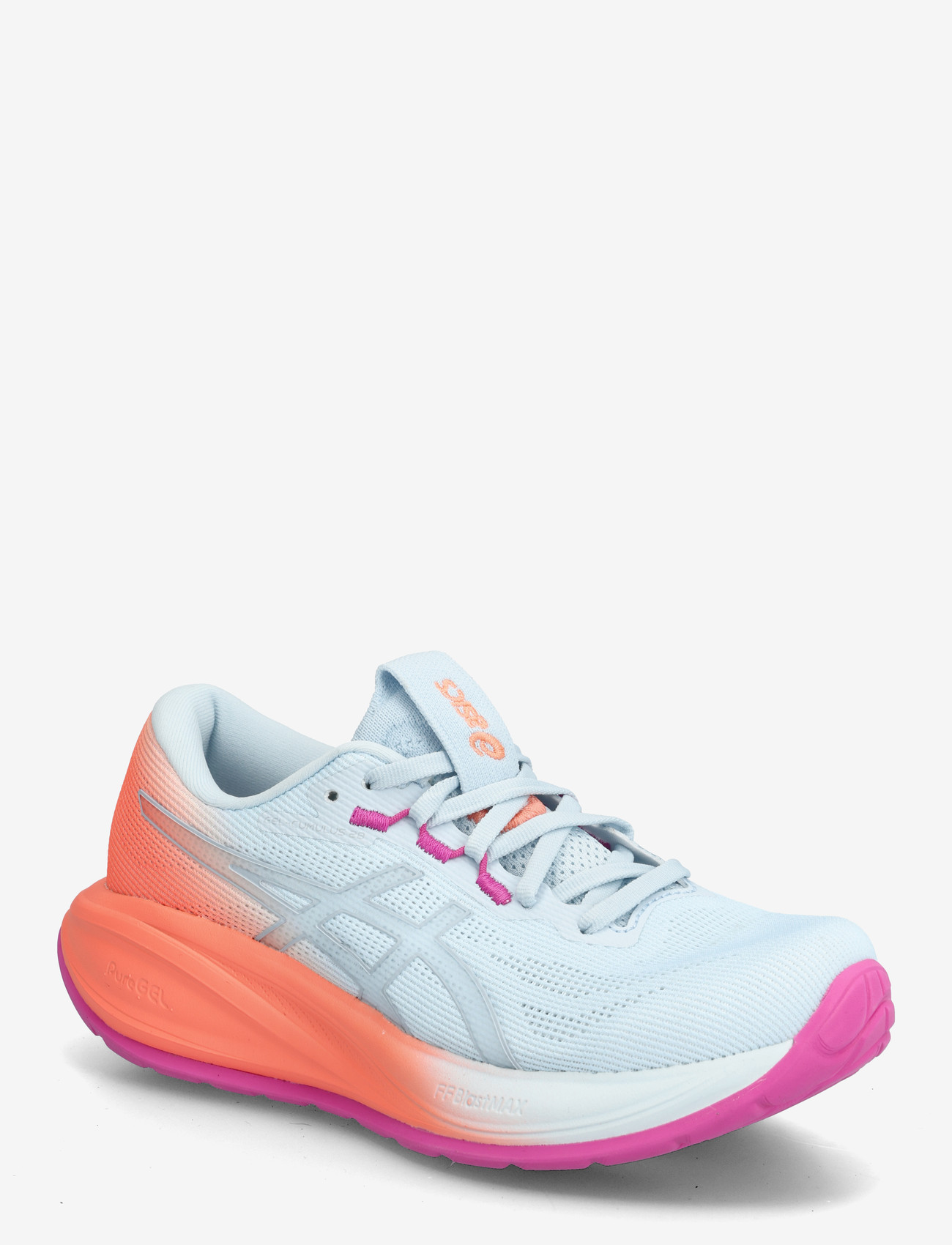 Asics - GEL-CUMULUS 28 - shoes - sky/sun coral - 0