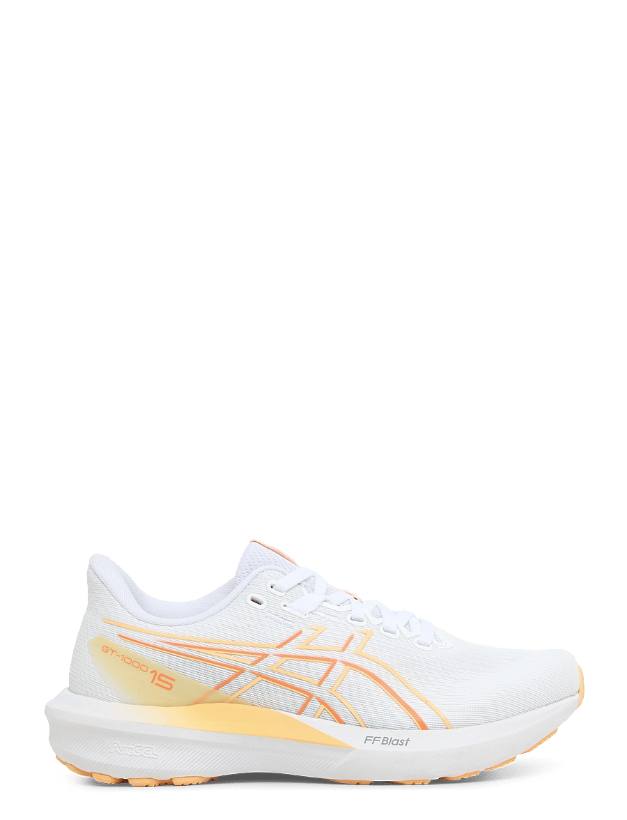 Asics - GT-1000 15 - shoes - white/vivid coral - 2
