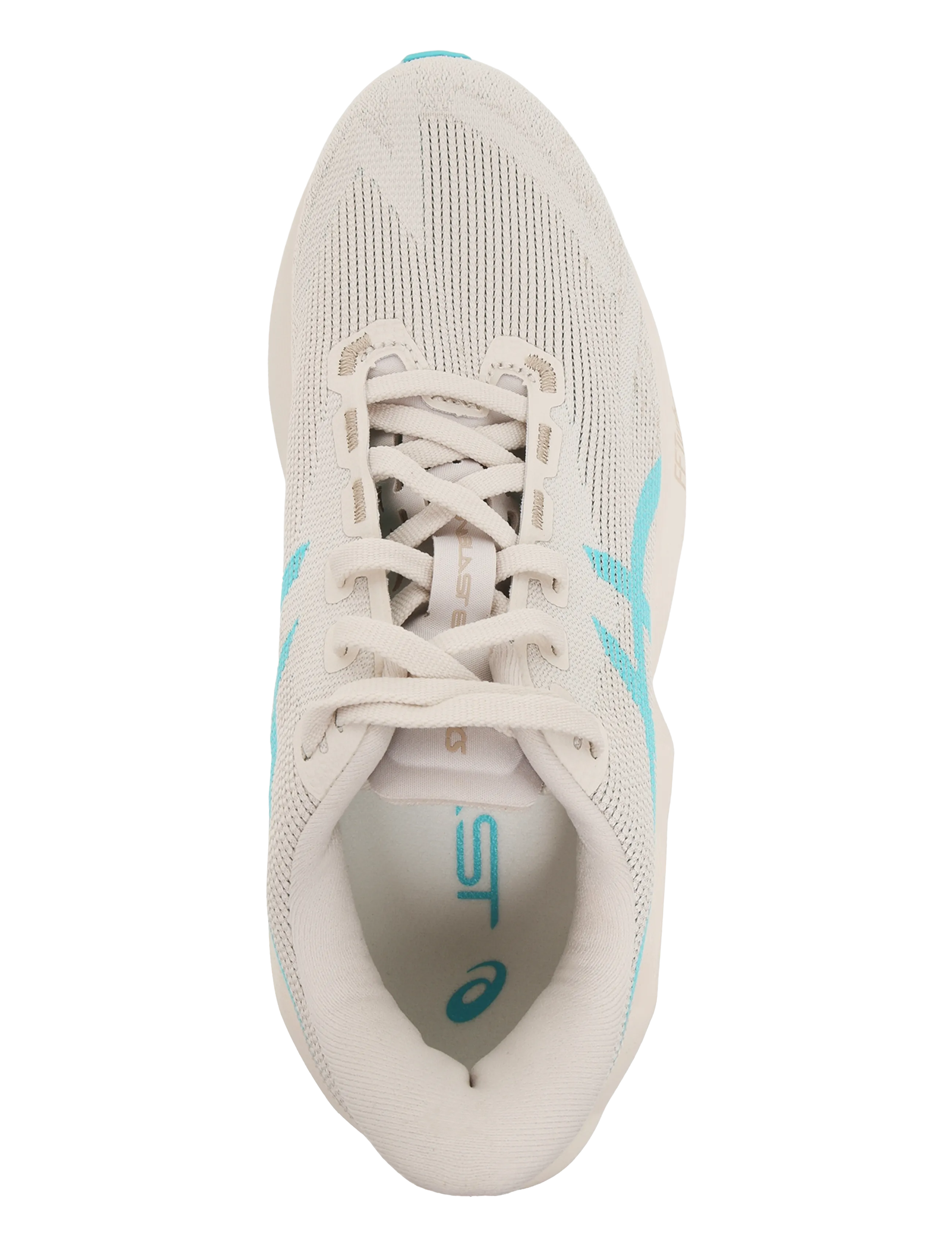 Asics - NOVABLAST 6 - running shoes - soft oat/energy aqua - 3