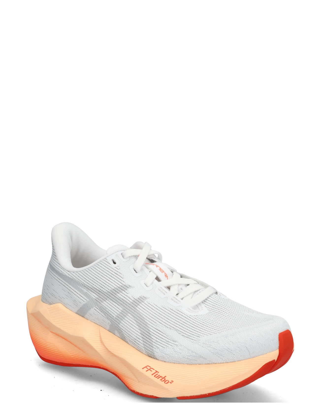 Asics NOVABLAST 6 - Shoes - WHITE/VIVID CORAL / white