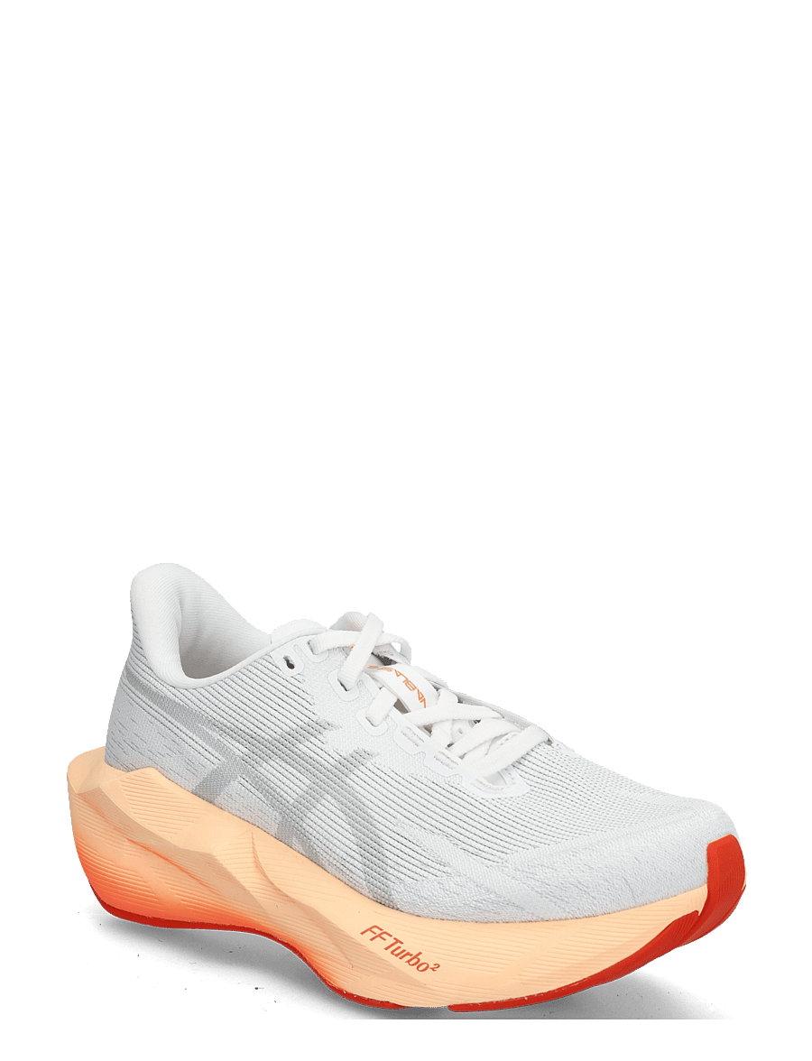 Asics - NOVABLAST 6 - löparskor - white/vivid coral - 0