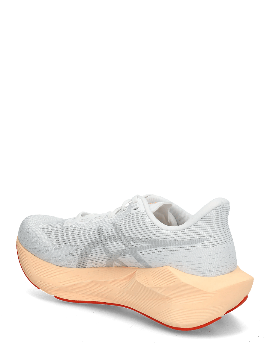 Asics - NOVABLAST 6 - shoes - white/vivid coral - 1