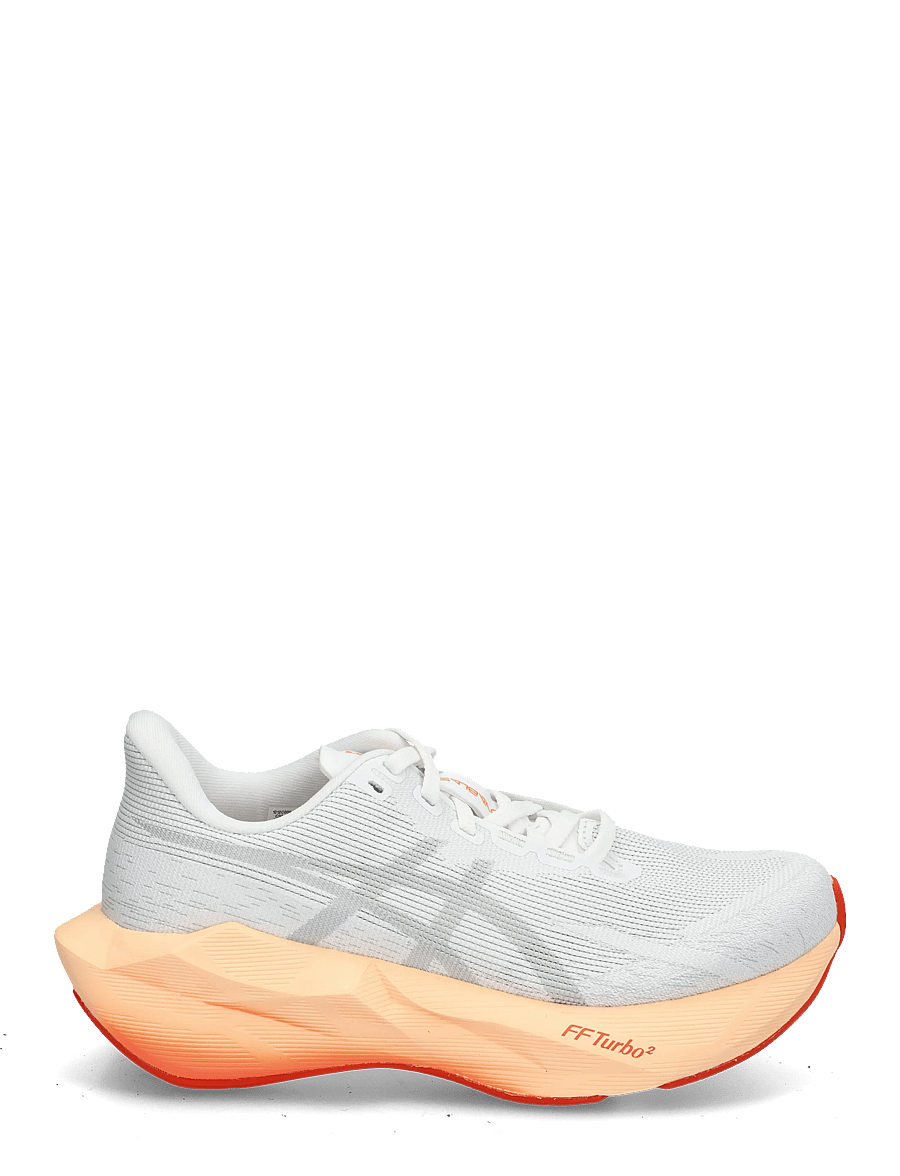 Asics - NOVABLAST 6 - shoes - white/vivid coral - 2