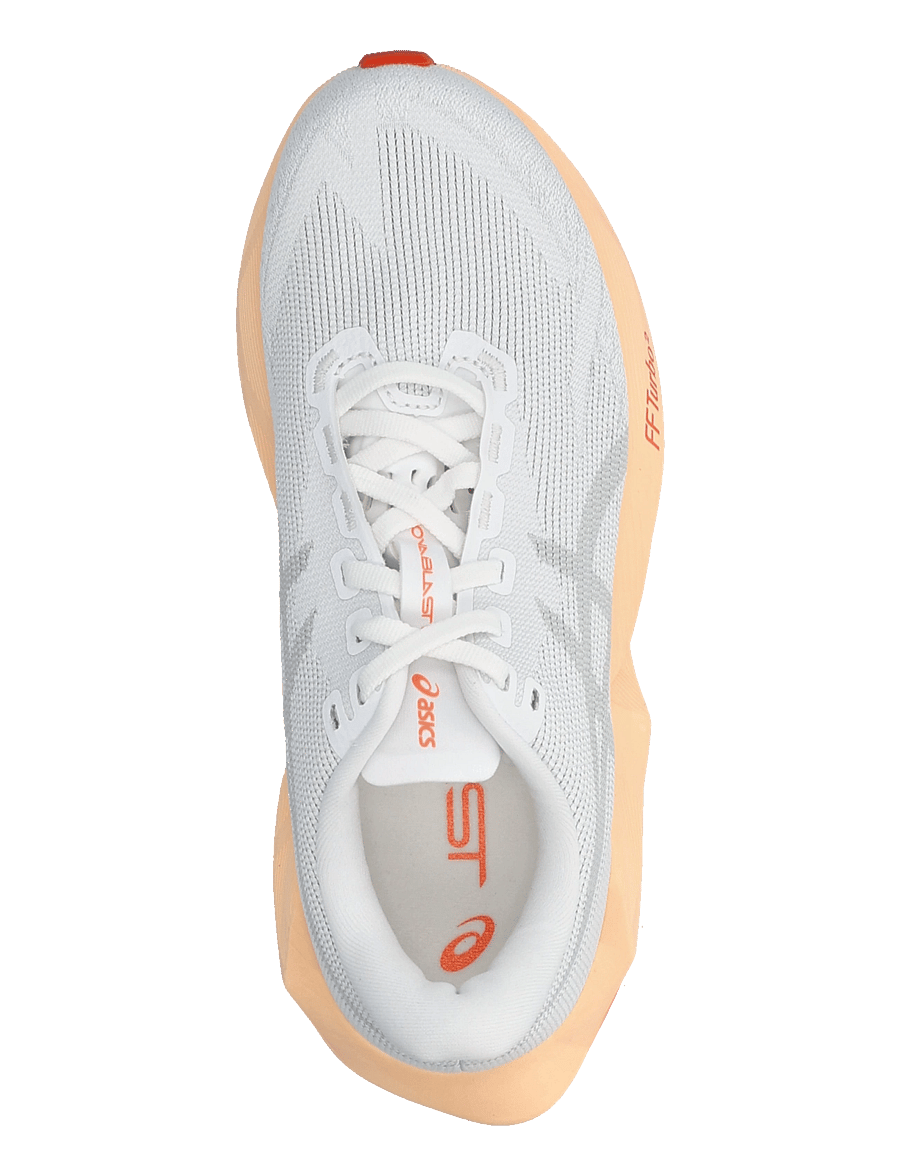 Asics - NOVABLAST 6 - löparskor - white/vivid coral - 3