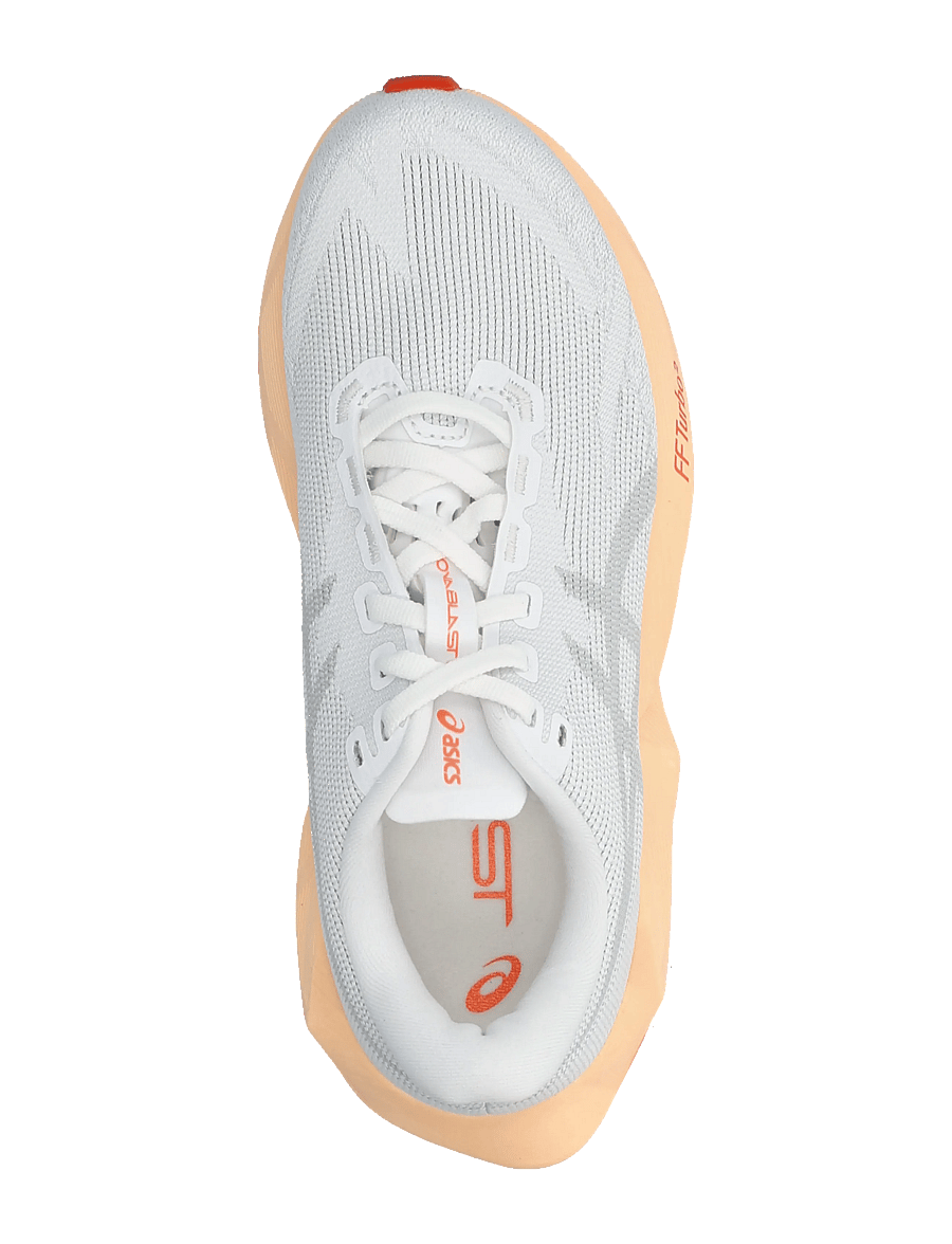 Asics - NOVABLAST 6 - shoes - white/vivid coral - 3