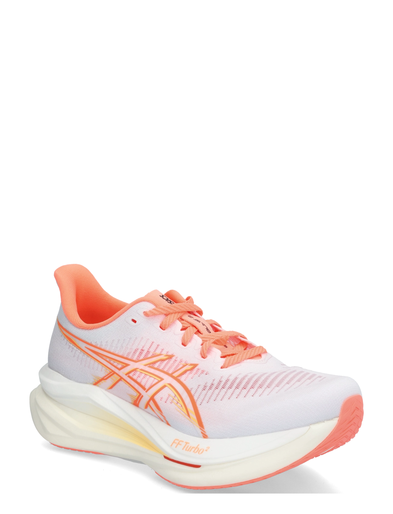 Asics SONICBLAST 2 - Sportskor - WHITE/SUN CORAL / white