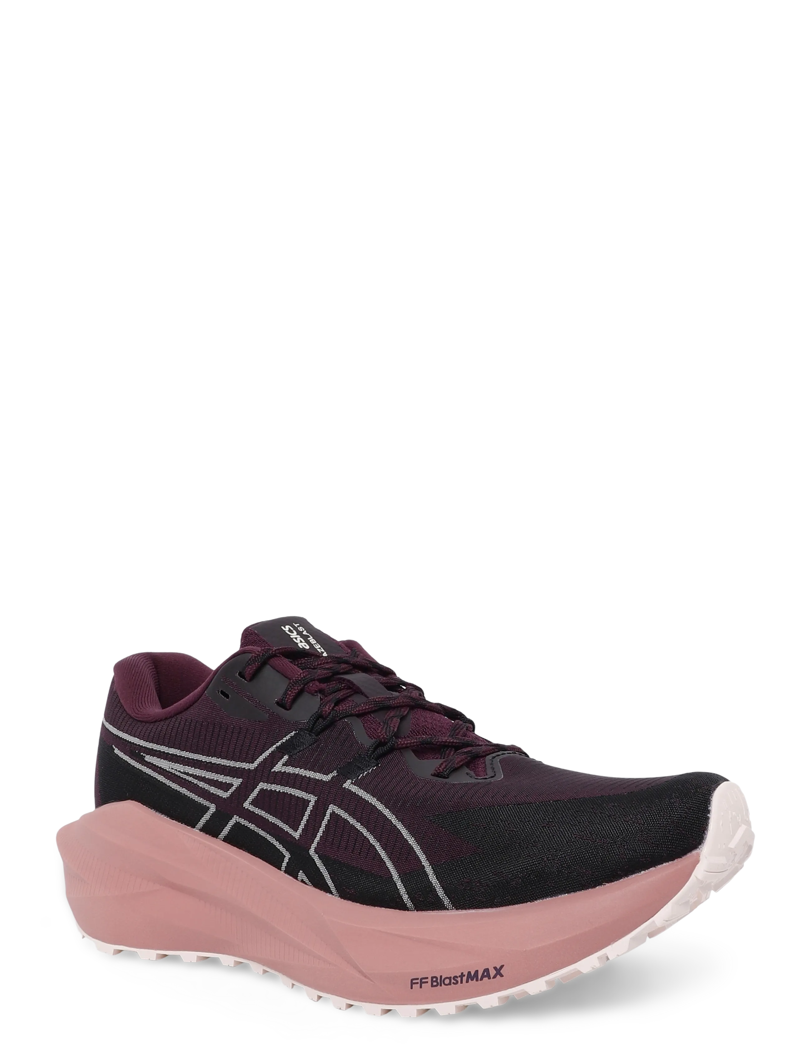 Asics BLAZEBLAST - Løbesko - DARK AUBERGINE/ROSE DUST / burgundy