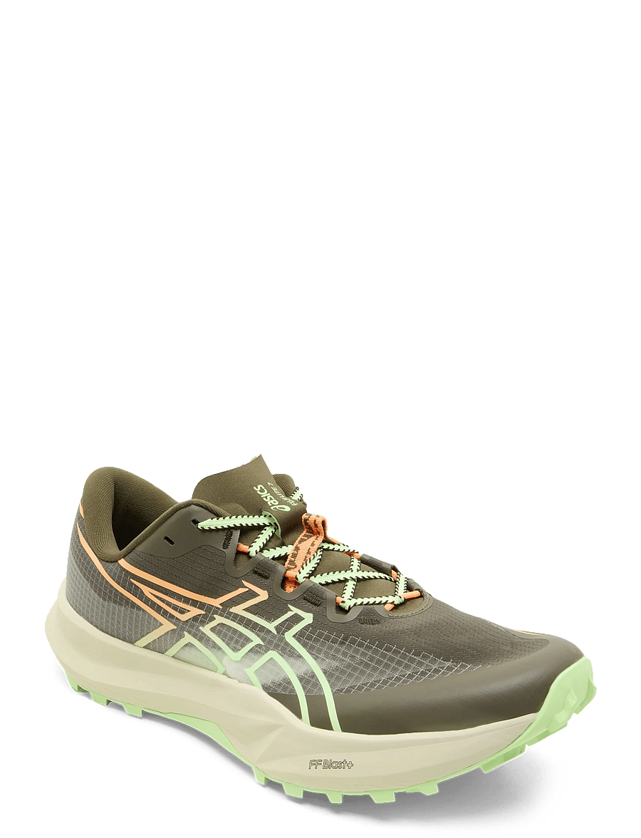 Asics - FUJI LITE 7 - shoes - kuriiro brown/illuminate yellow - 0
