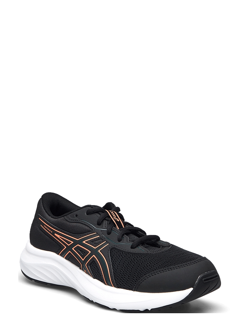 Asics - CONTEND 9 GS - laufschuhe - black/saxon green - 0