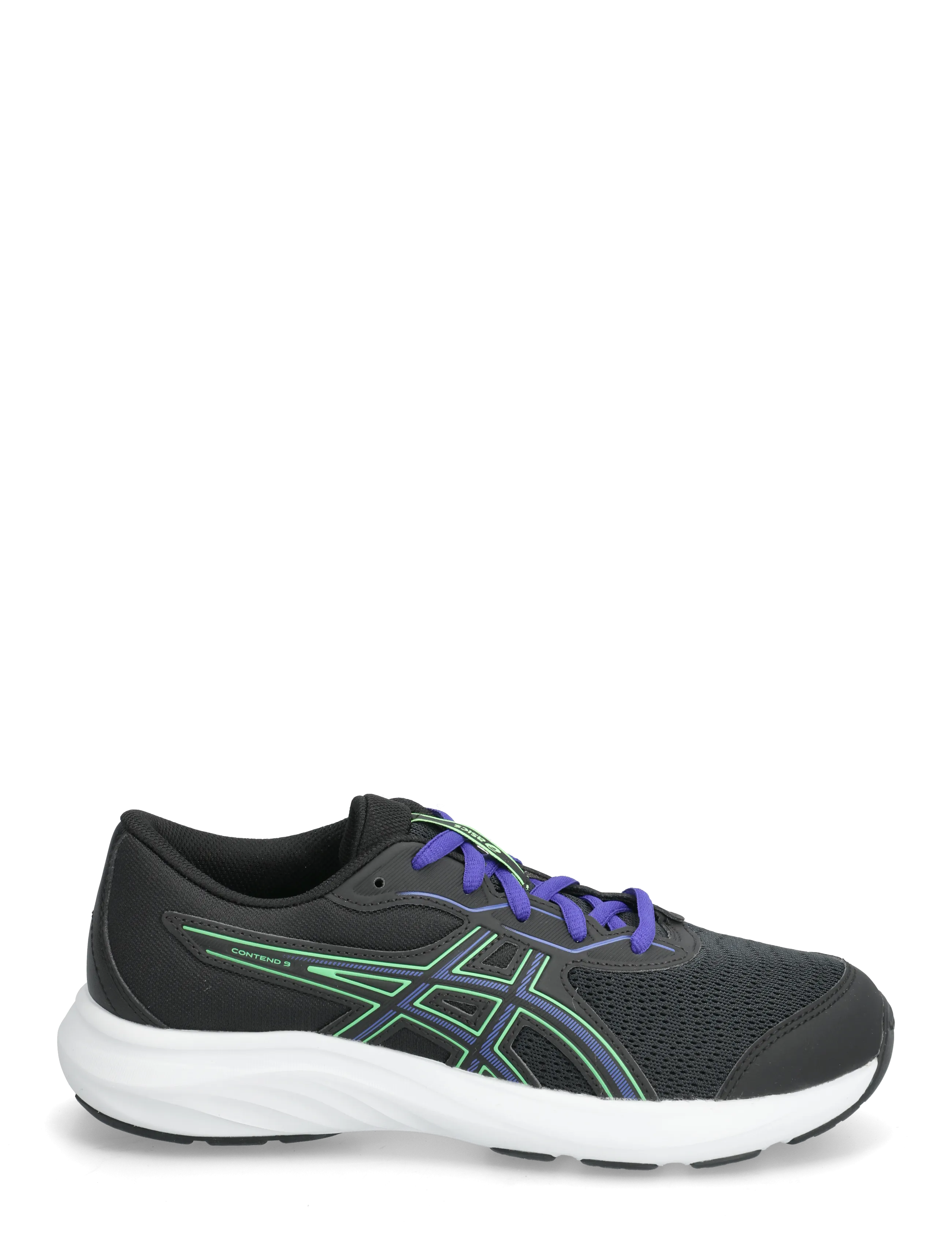 Asics - CONTEND 9 GS - running shoes - black/vital green - 1