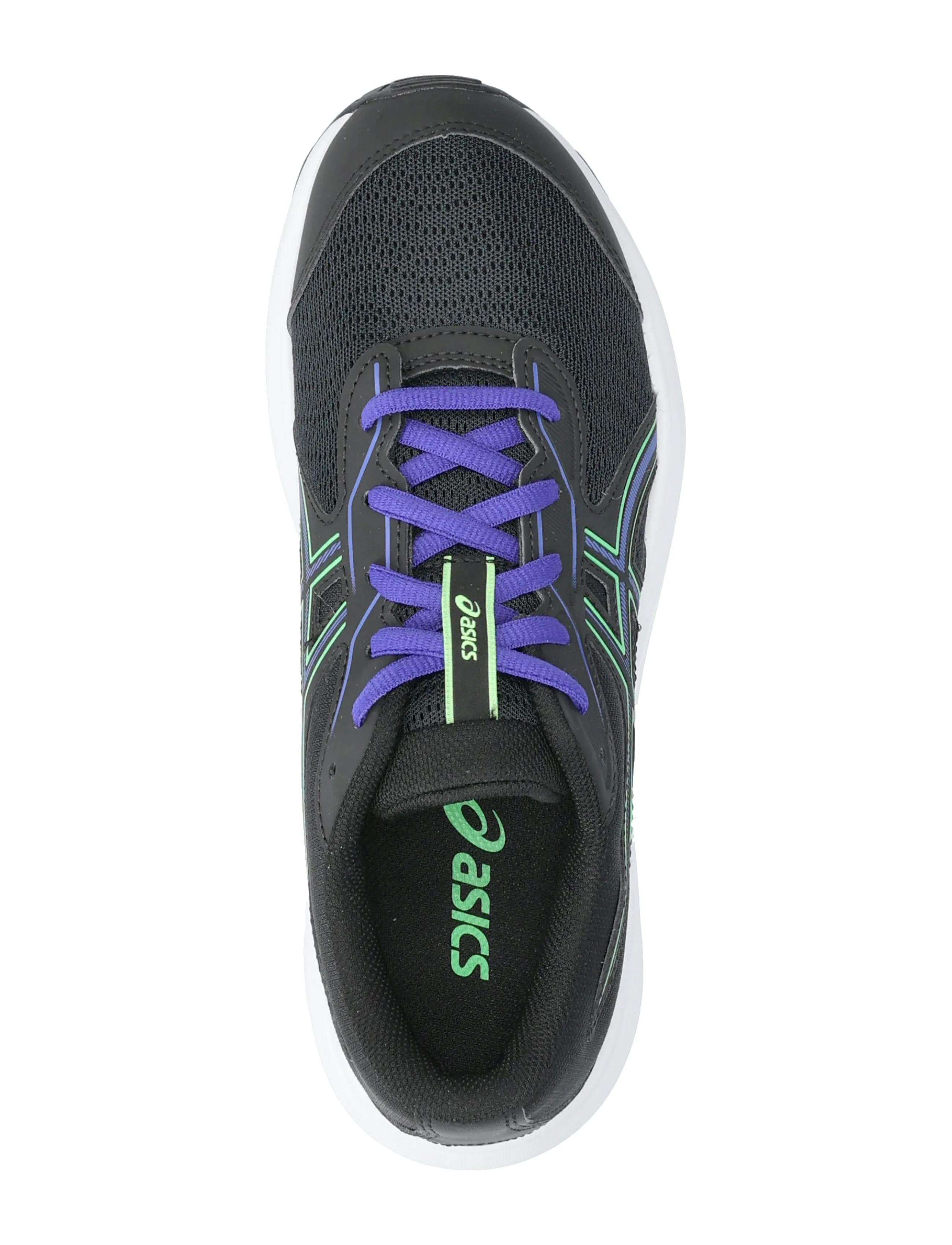 Asics - CONTEND 9 GS - running shoes - black/vital green - 3