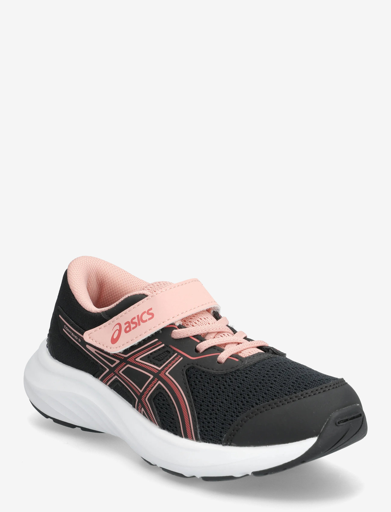 Asics - CONTEND 9 PS - børn - black/dark pink clay - 0