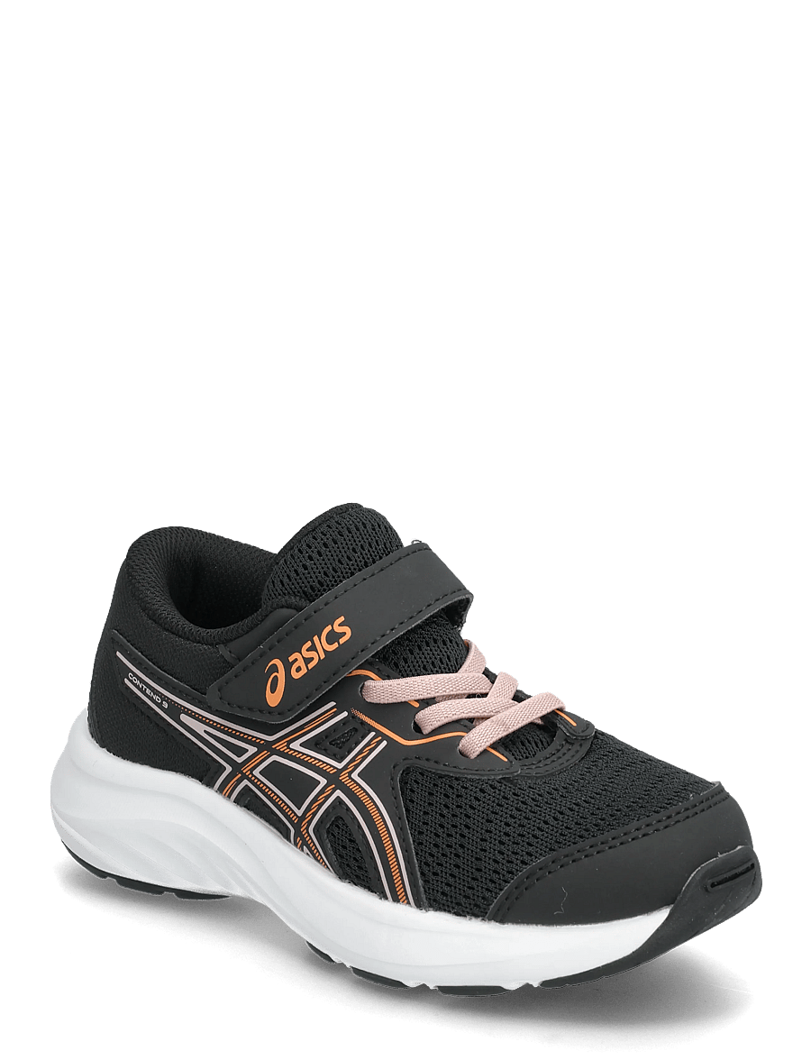 Asics - CONTEND 9 PS - bėgimo bateliai - black/sun peach - 0