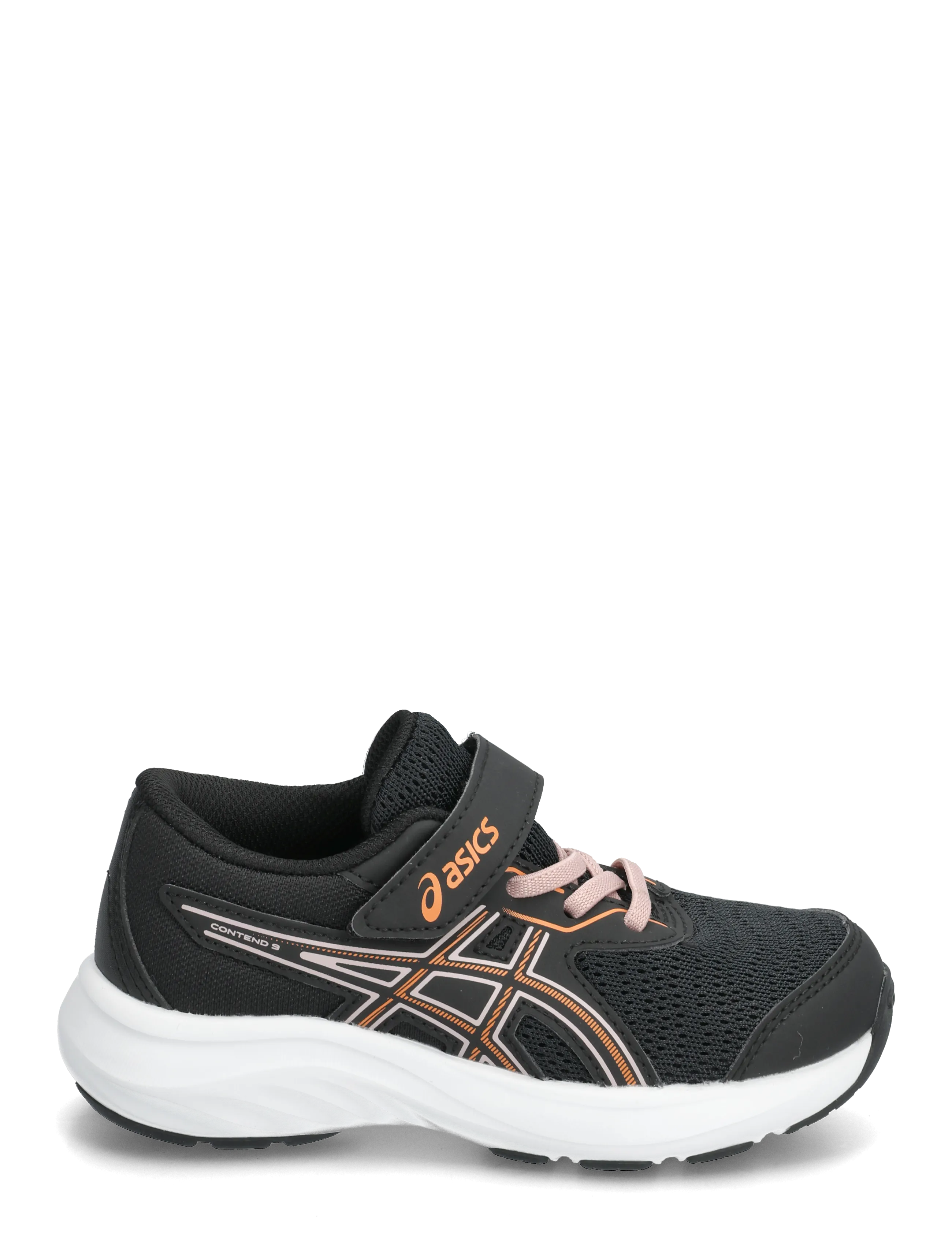Asics - CONTEND 9 PS - bėgimo bateliai - black/sun peach - 1