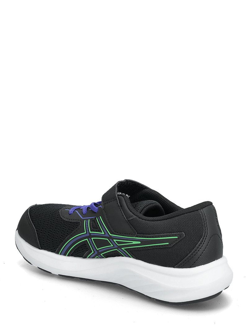 Asics - CONTEND 9 PS - jooksujalatsid - black/vital green - 2