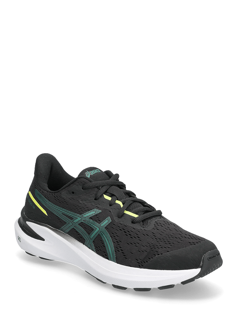 Asics - GT-1000 13 GS - skriešanas apavi - black/jasper green - 0