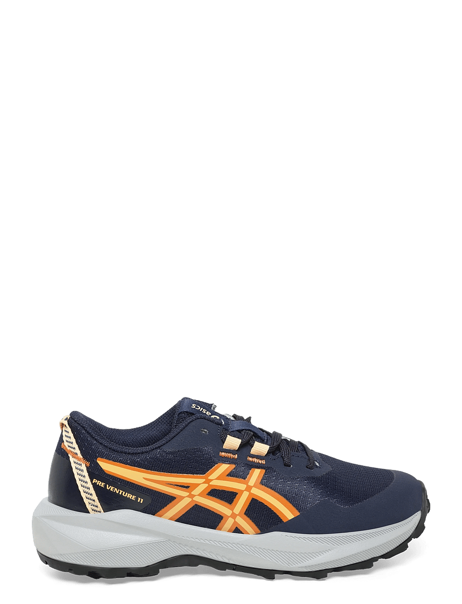 Asics - PRE VENTURE 11 GS - jooksujalatsid - midnight/orange glow - 2