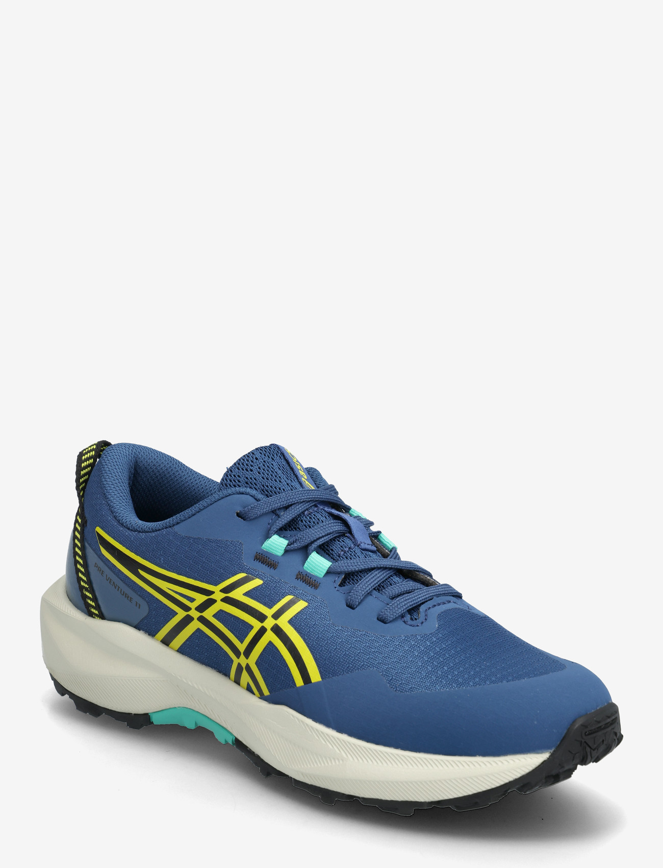 Asics - PRE VENTURE 11 GS - jooksujalatsid - twilight blue/cacti - 0
