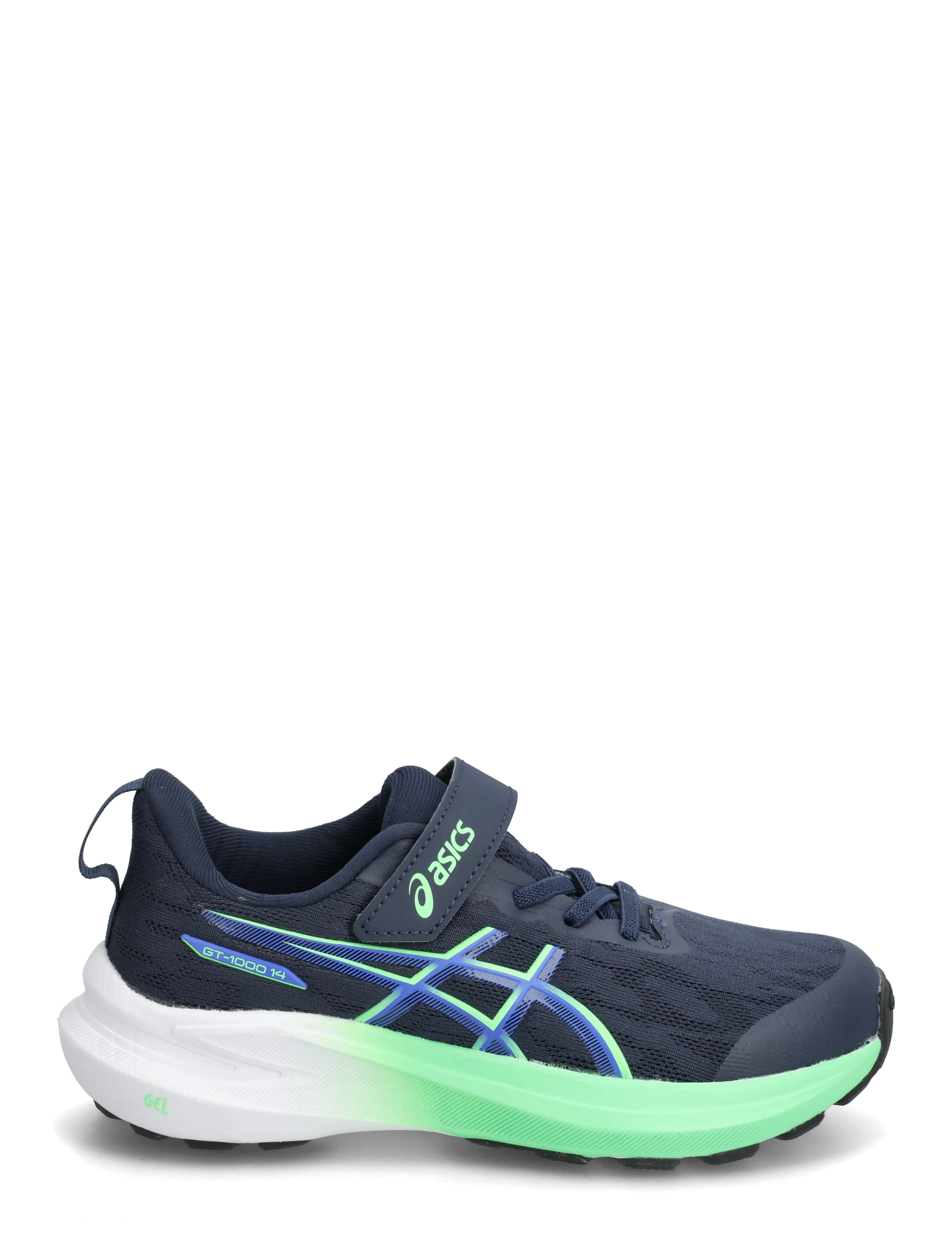 Asics - GT-1000 14 PS - running shoes - midnight/vital green - 1