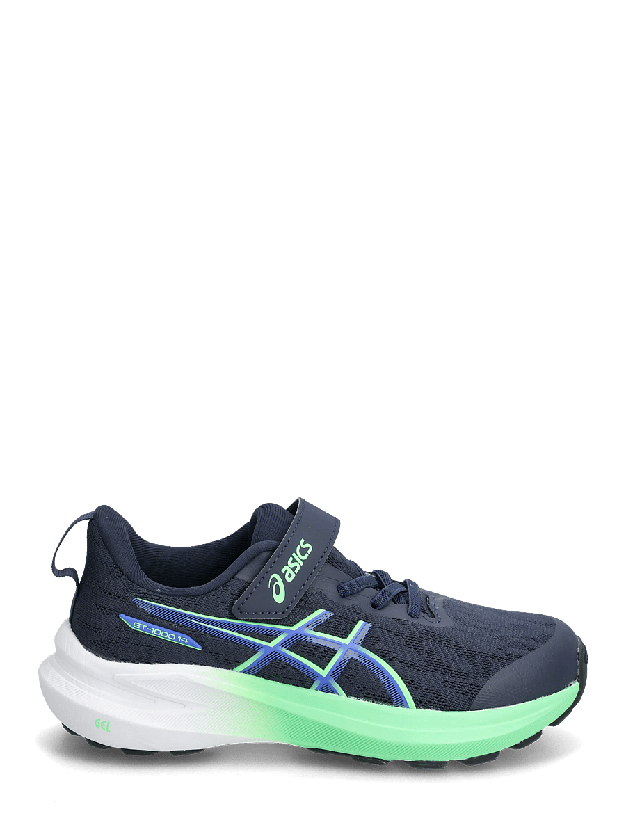 Asics - GT-1000 14 PS - laufschuhe - midnight/vital green - 1