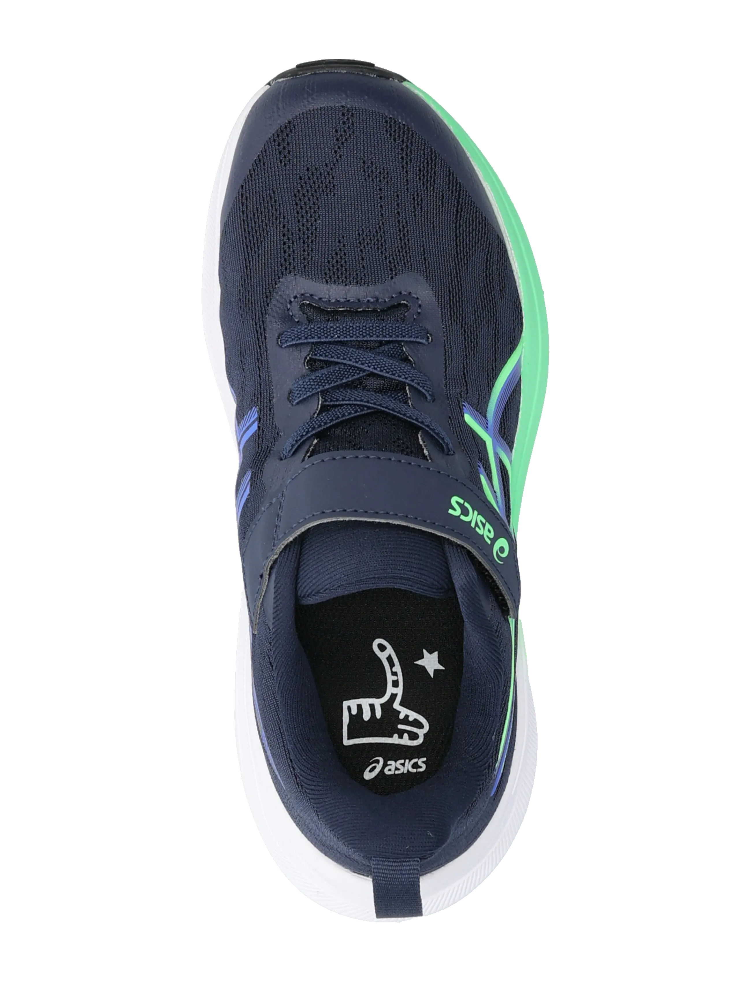 Asics - GT-1000 14 PS - running shoes - midnight/vital green - 3