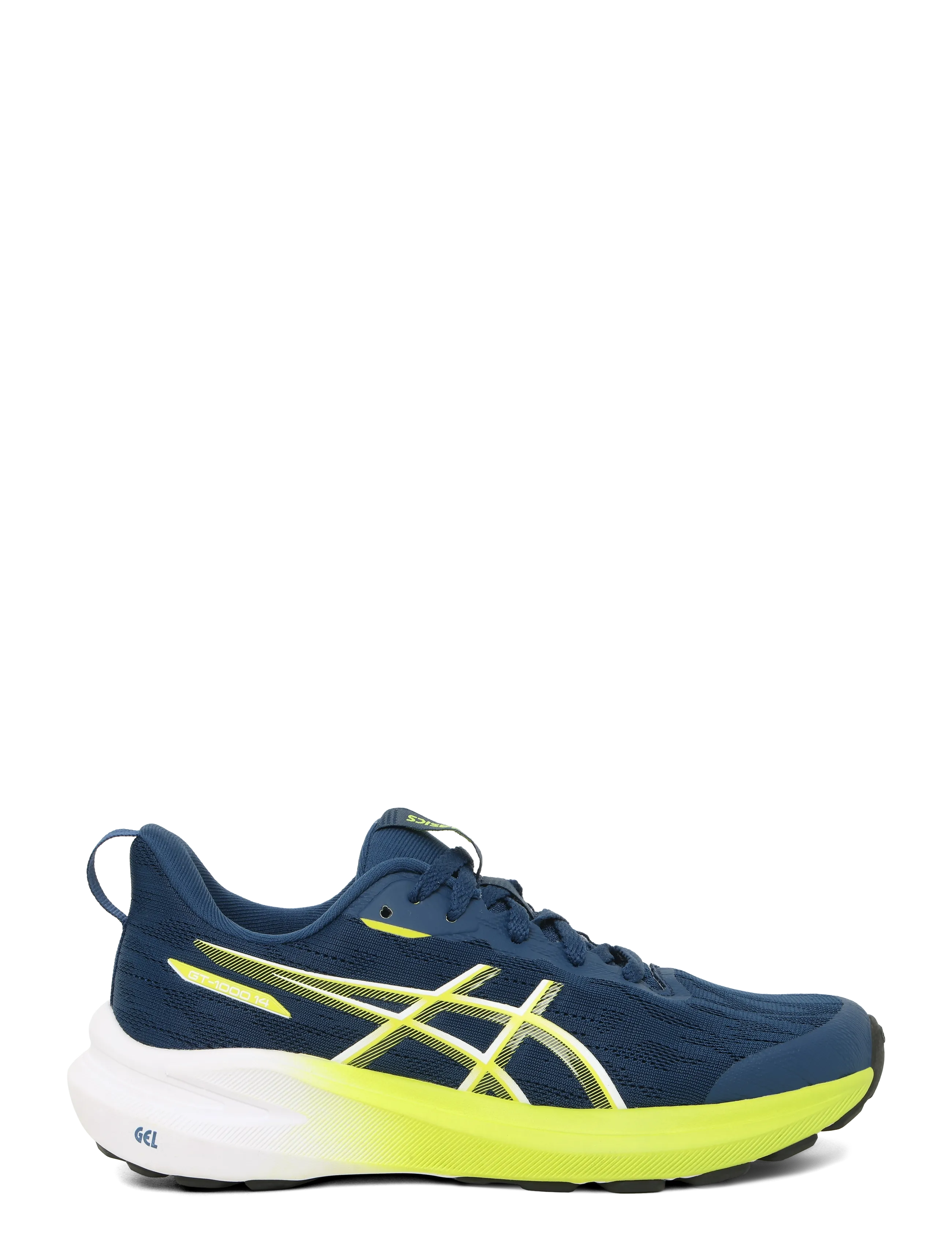 Asics - GT-1000 14 GS - laufschuhe - independence blue/neon lime - 2