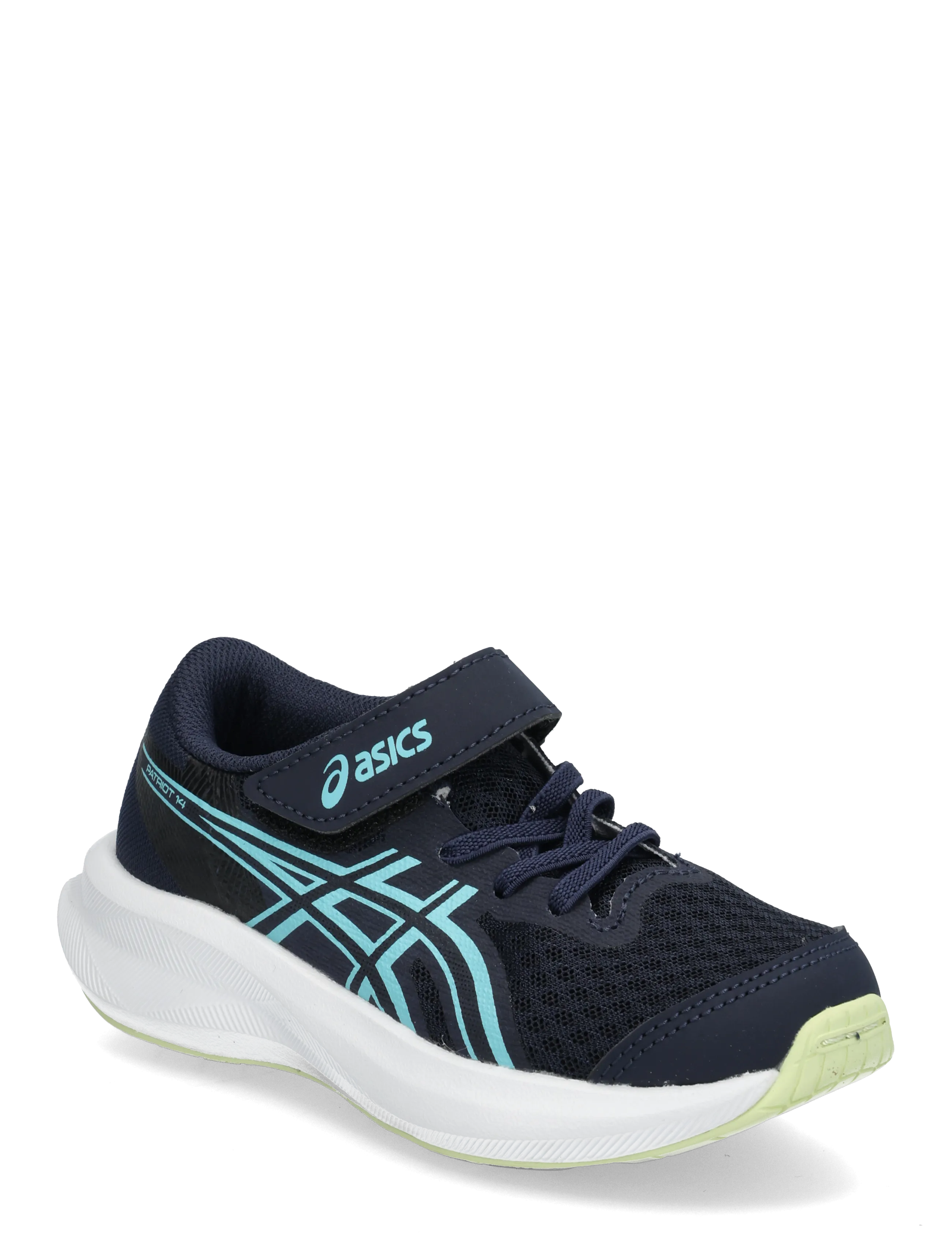 Asics PATRIOT 14 PS - Löpning - MIDNIGHT/GLOW GREEN / navy