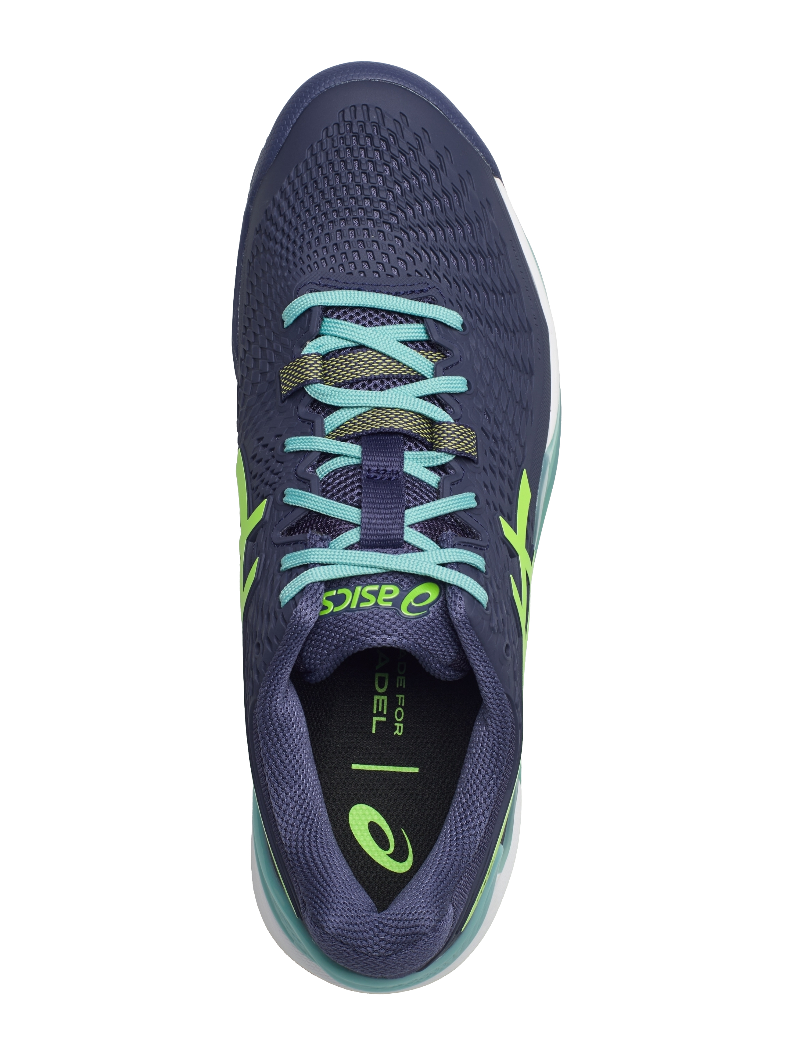 Asics - GEL-RESOLUTION 9 PADEL - thunder blue/electric lime - 3