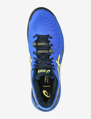 Asics - GEL-RESOLUTION 9 PADEL - rakešu sporta veidu apavi - illusion blue/glow yellow - 3