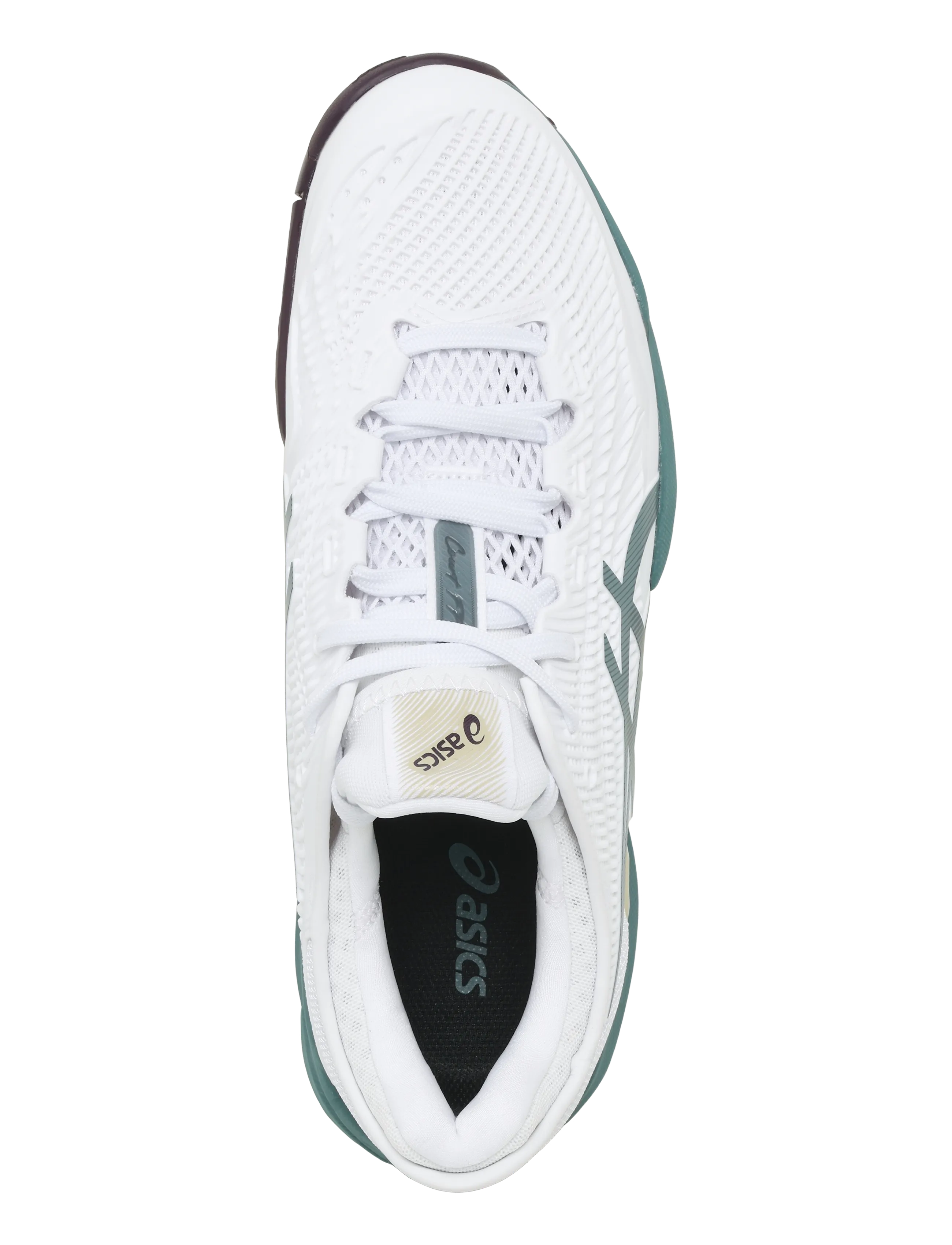 Asics - COURT FF 3 - tennis shoes - white/foggy teal - 3