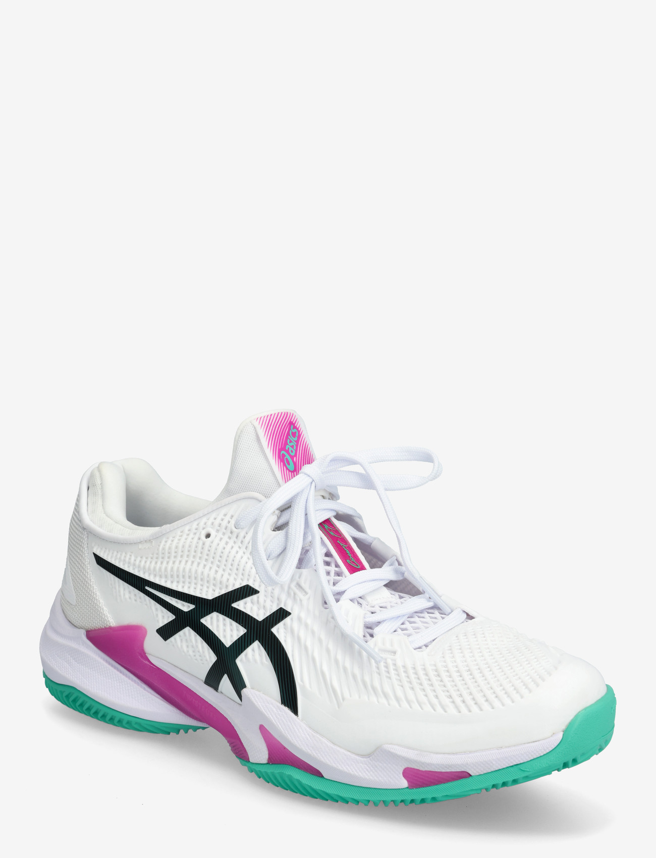 Asics - COURT FF 3 CLAY - tenniskengät - white/digital sakura - 0