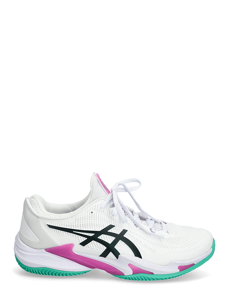 Asics - COURT FF 3 CLAY - tenniskengät - white/digital sakura - 1