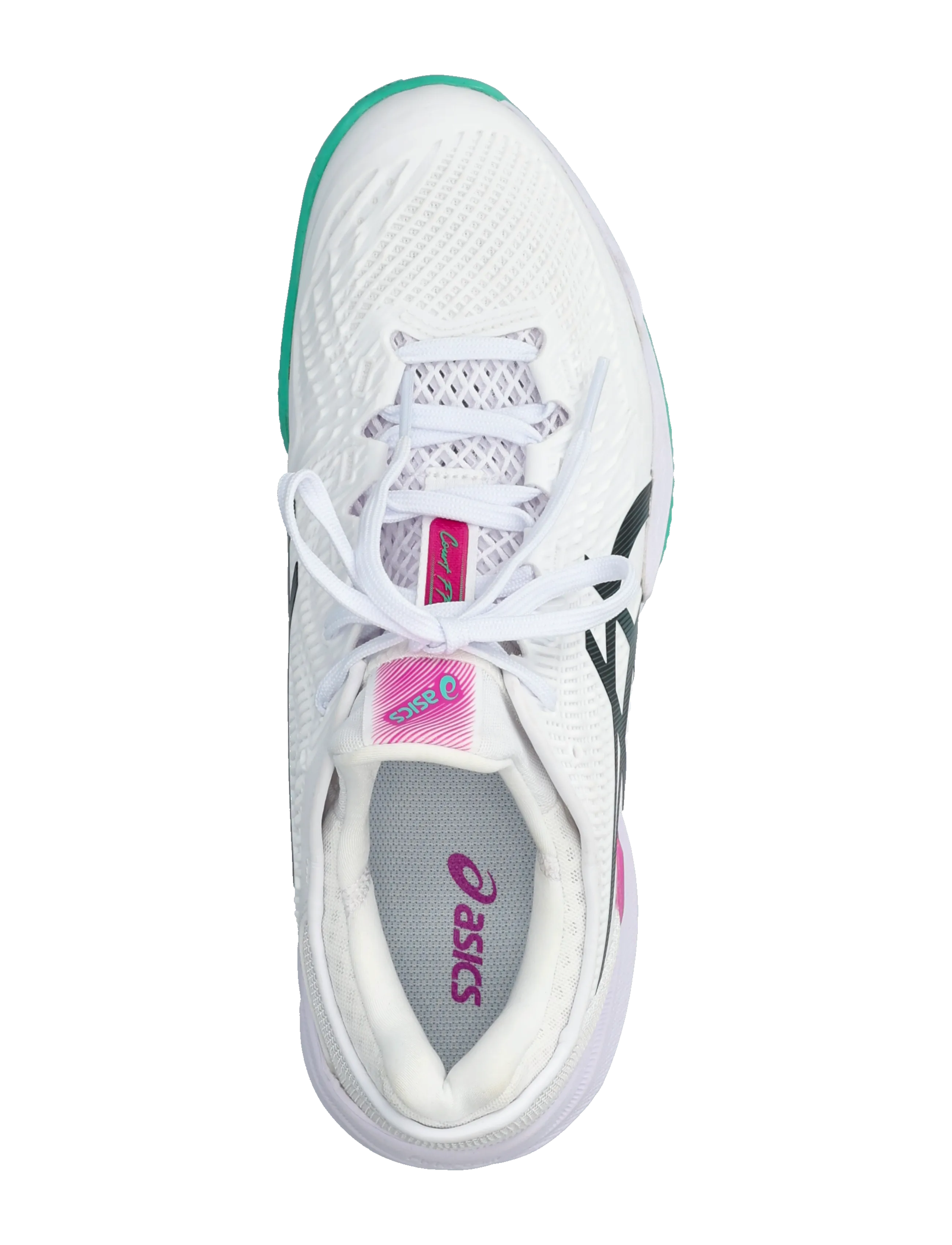 Asics - COURT FF 3 CLAY - tennisskor - white/digital sakura - 3