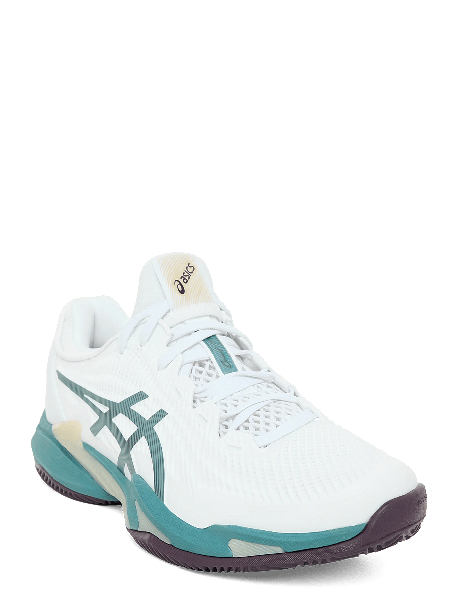Asics - COURT FF 3 CLAY - tennisskor - white/foggy teal - 0