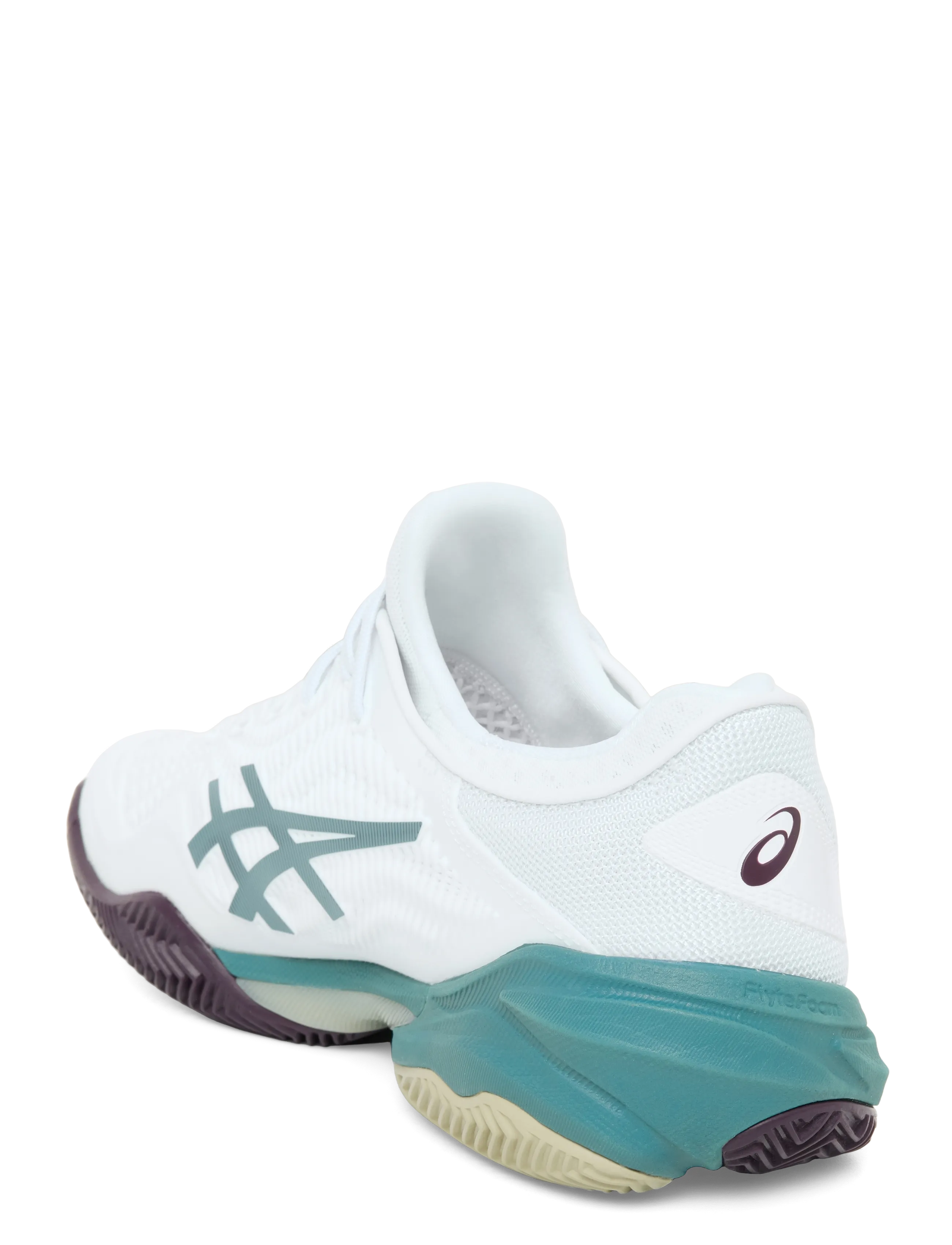 Asics - COURT FF 3 CLAY - tennisskor - white/foggy teal - 1