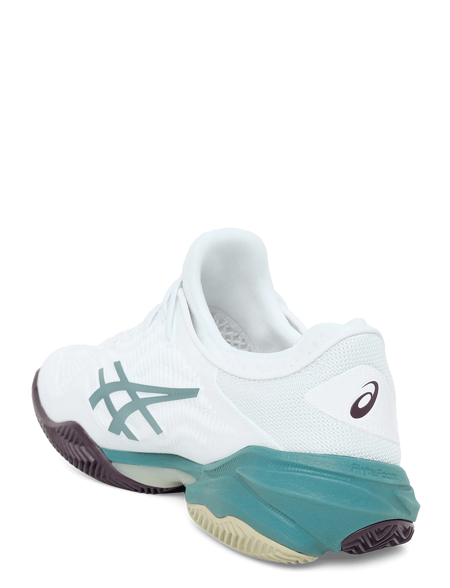 Asics - COURT FF 3 CLAY - tennisskor - white/foggy teal - 1