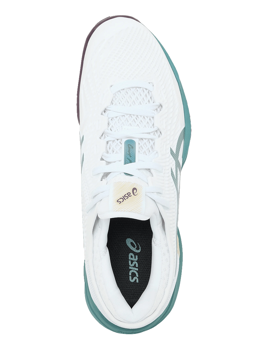 Asics - COURT FF 3 CLAY - tennisskor - white/foggy teal - 3