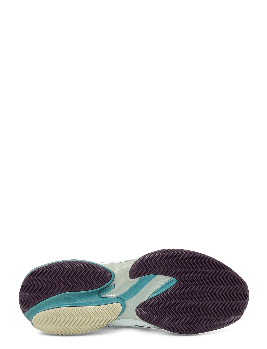 Asics - COURT FF 3 CLAY - tennisskor - white/foggy teal - 4