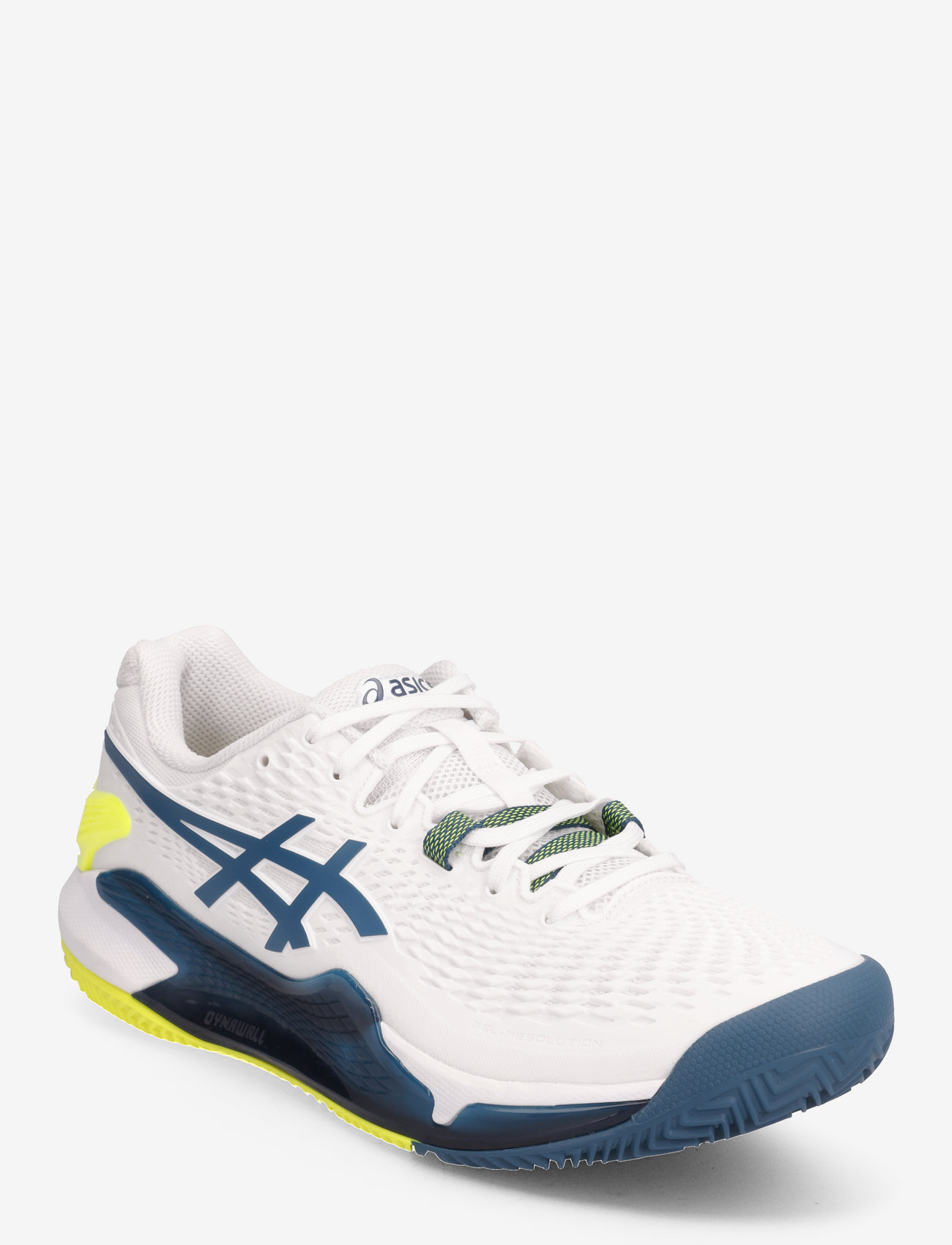 Asics - GEL-RESOLUTION 9 CLAY - racketsports shoes - white/restful teal - 0