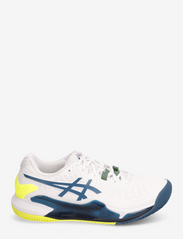 Asics - GEL-RESOLUTION 9 CLAY - racketsports shoes - white/restful teal - 1