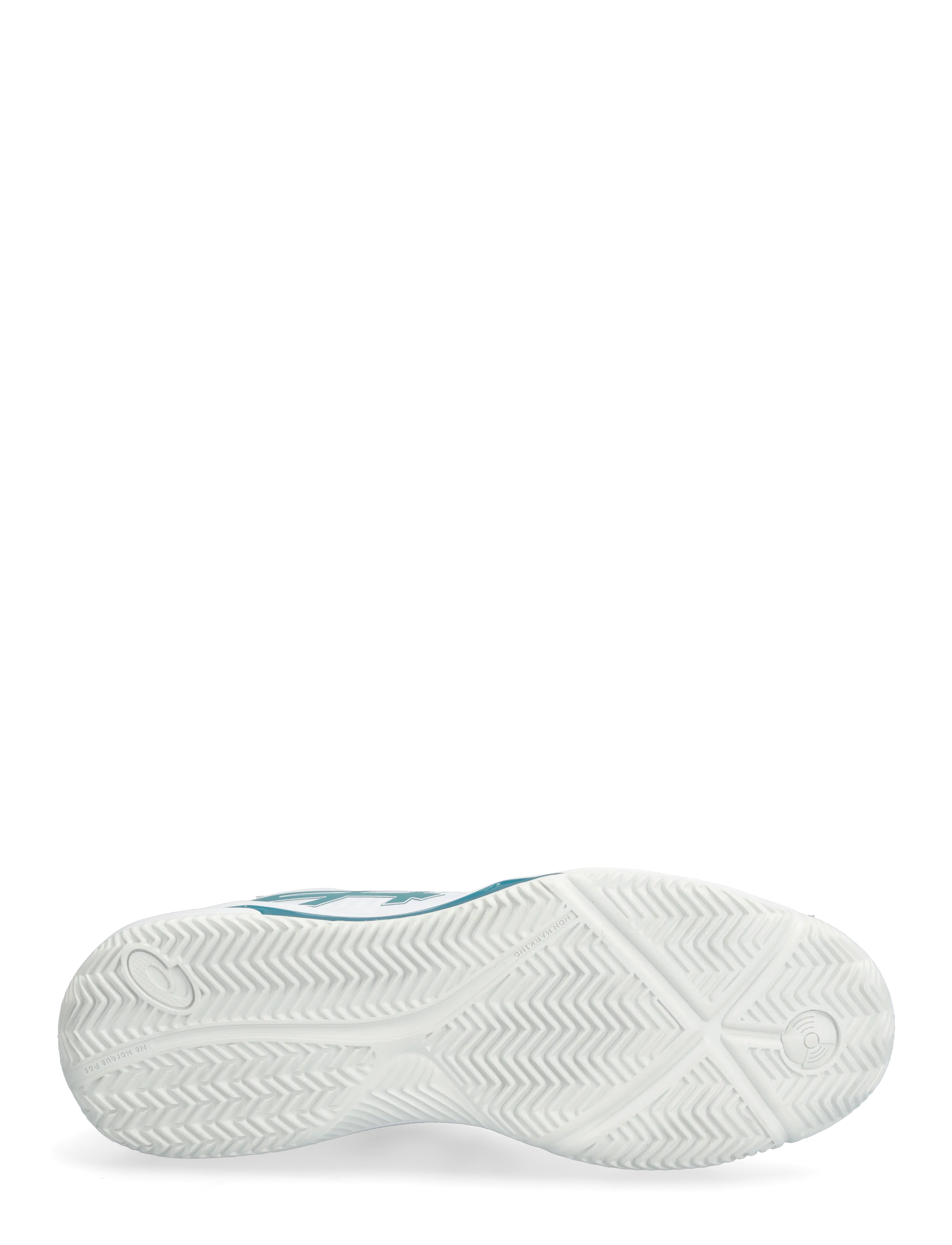 Asics - GEL-DEDICATE 8 PADEL - padel-schuhe - white/misty pine - 4
