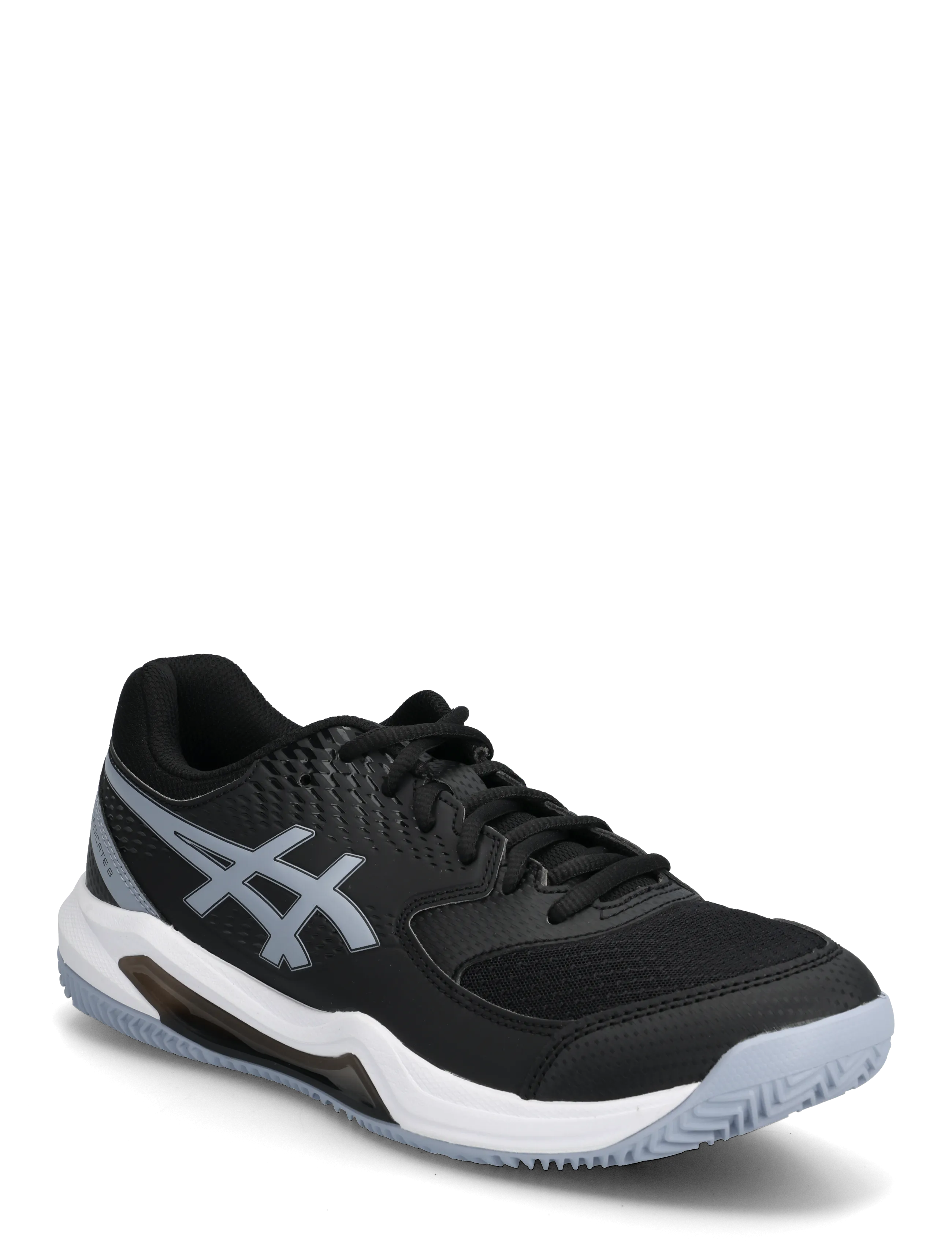 Asics GEL-DEDICATE 8 CLAY - Schuhe Schlägersportarten - BLACK/GREY BLUE / black