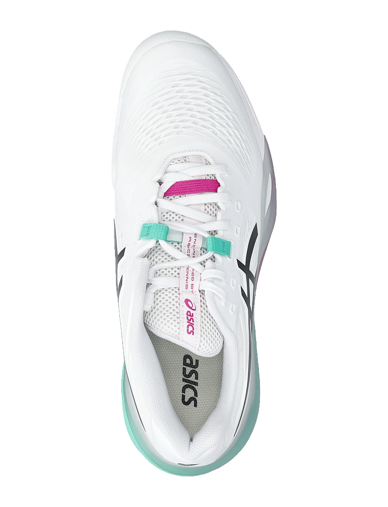 Asics - GEL-RESOLUTION X - tennisschuhe - white/aurora green - 3