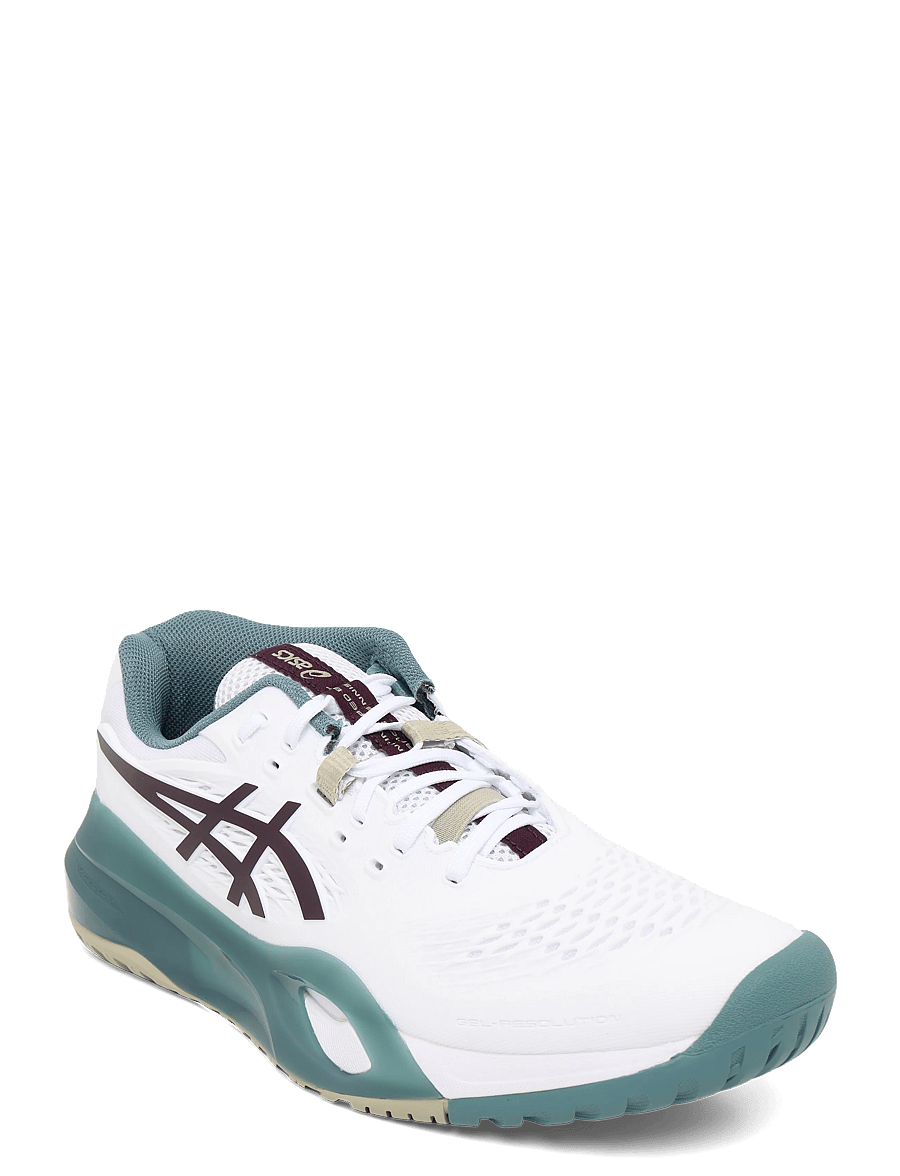 Asics - GEL-RESOLUTION X - tennisschuhe - white/dark aubergine - 0