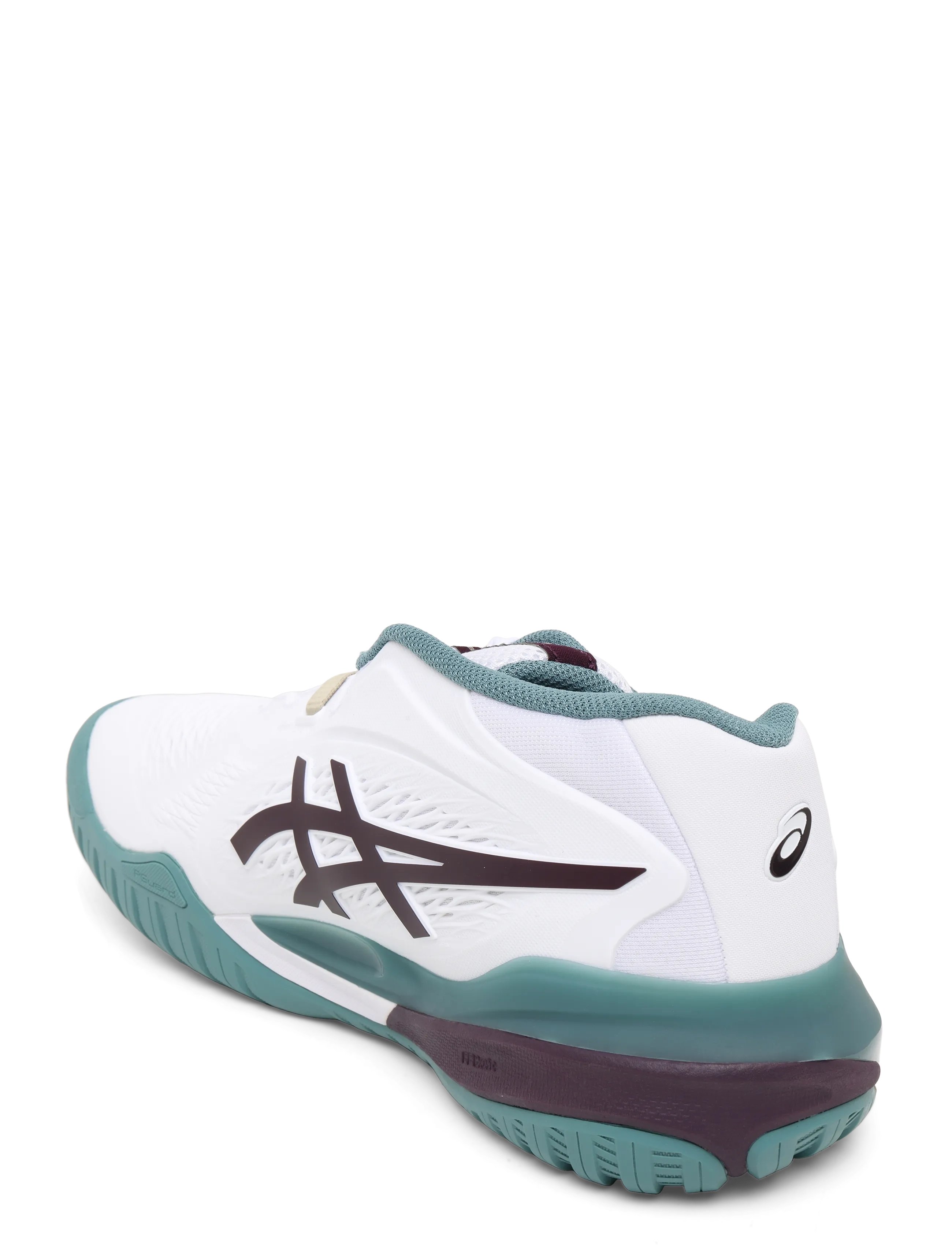 Asics - GEL-RESOLUTION X - tennissko - white/dark aubergine - 1