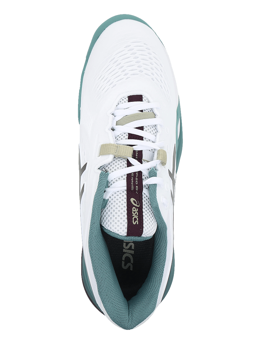 Asics - GEL-RESOLUTION X - tennisschuhe - white/dark aubergine - 3