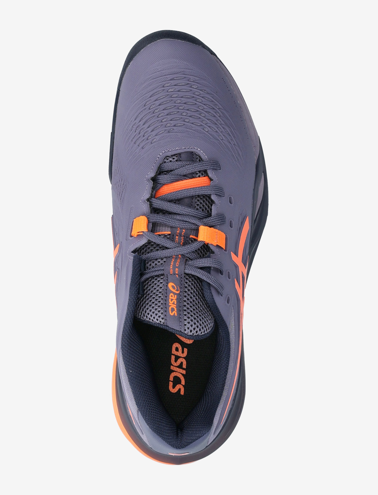 Asics - GEL-RESOLUTION X CLAY - greyish purple/nova orange - 3