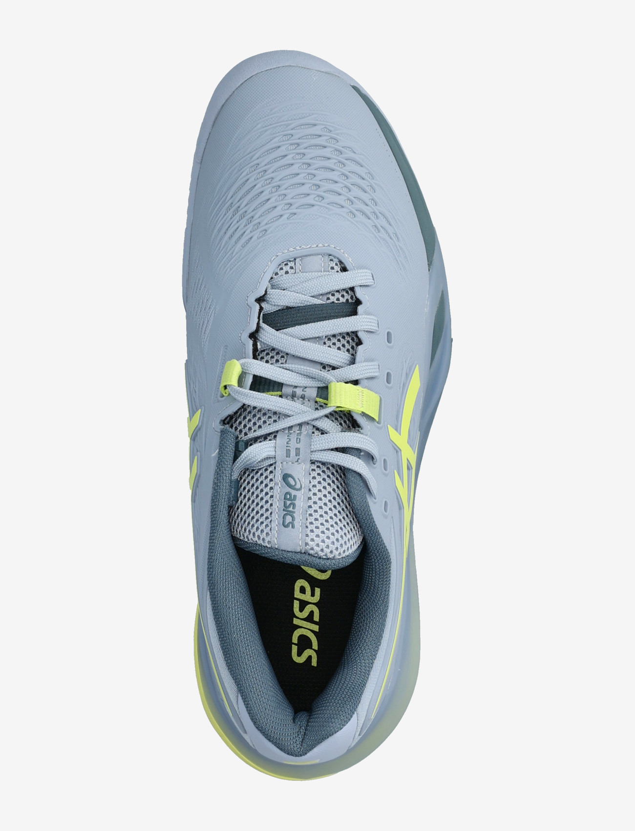 Asics - GEL-RESOLUTION X CLAY - tennisschoenen - grey blue/pistachio - 3